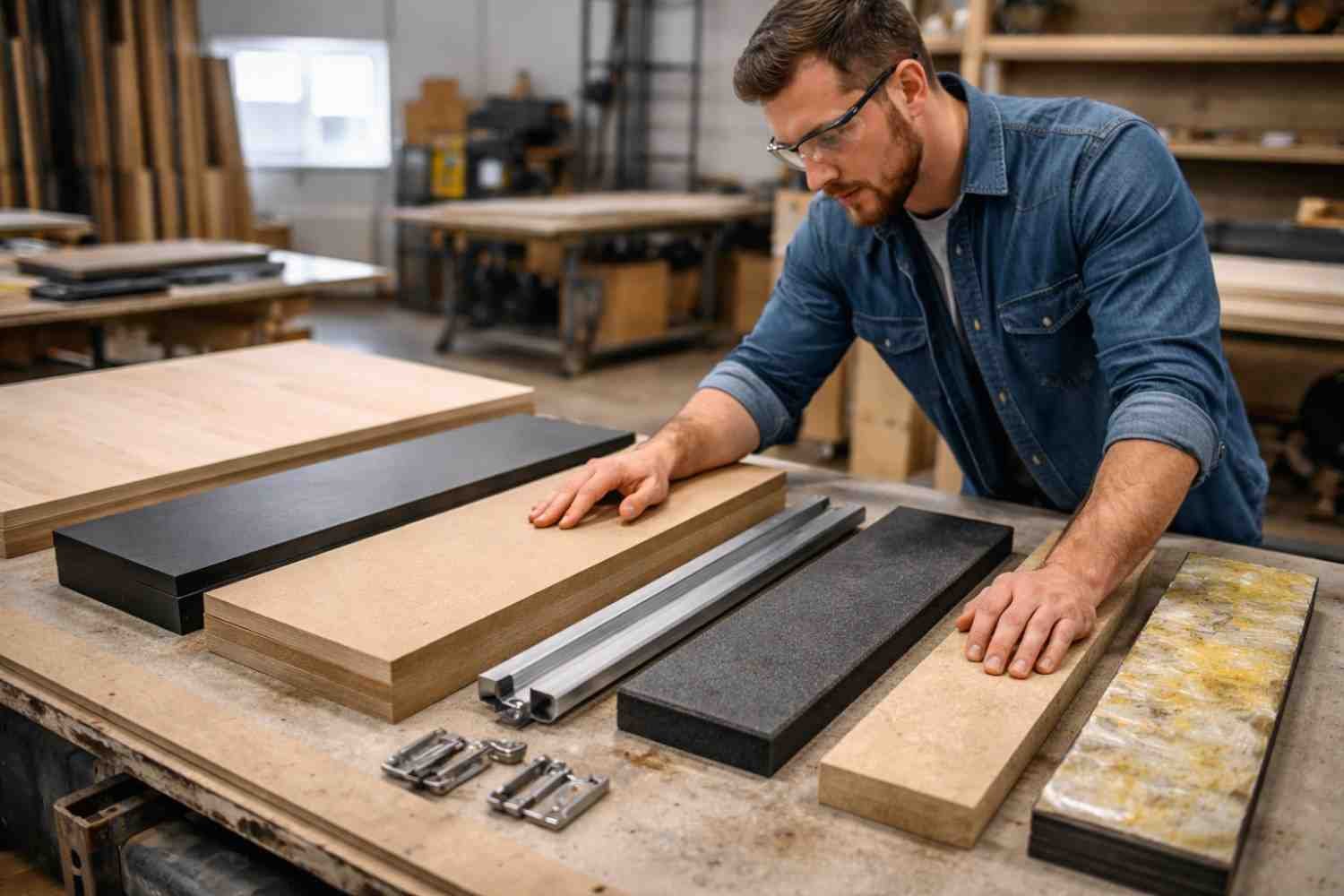 Materials Used in Concealed Door Construction